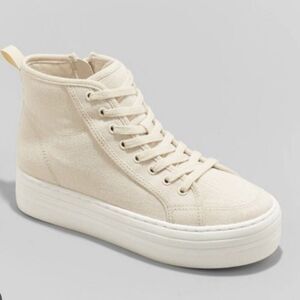 Target Universal Thread Cassie Sneakers Beige Sz 9